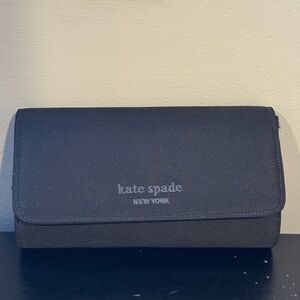 Vintage Kate Spade Classic Black Satin Clutch
